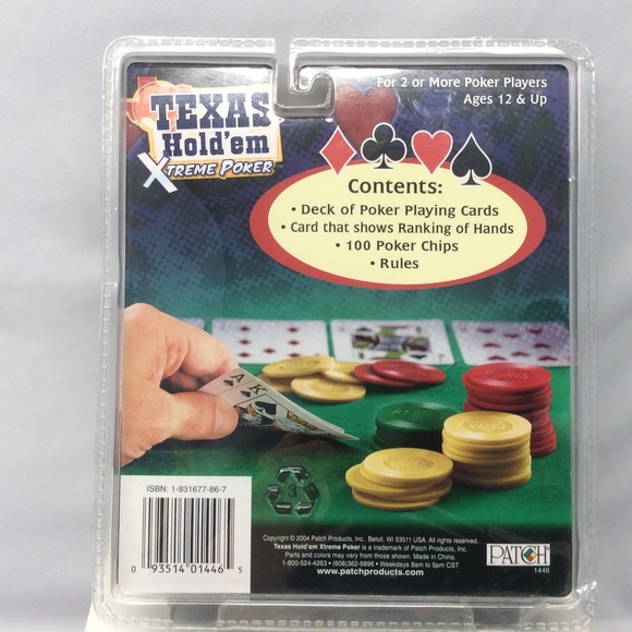 VINTAGE TEXAS HOLD’EM XTREME POKER BY PATCH . - Picture 4 of 12